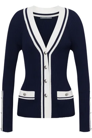 Alberta Ferretti Contrast-trim cardigan