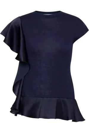 Alberta Ferretti Ruffle-detail blouse
