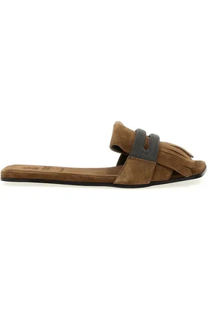 Brunello Cucinelli Monile slides