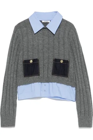 Sandro Layered-effect sweater