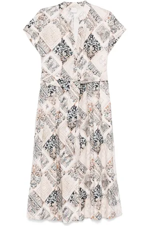 ELEVENTY Linen midi dress