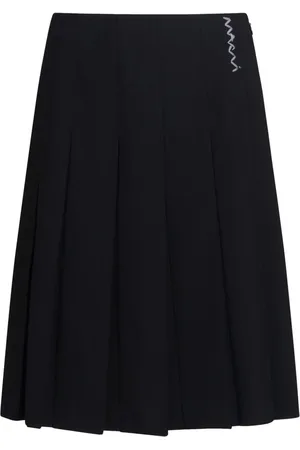 Marni Pleated midi skirt