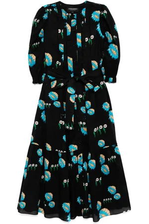 Cynthia Rowley Voile pintuck dress