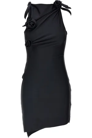 COPERNI Asymmetric Flower mini dress