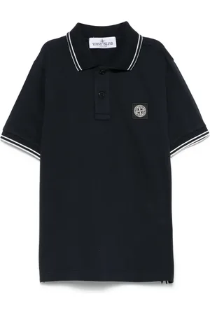 Stone Island Compass-motif polo shirt