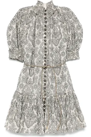 ZIMMERMANN Wylie Lantern mini dress