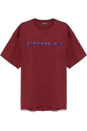 MUGLER Logo-appliqu?? T-shirt