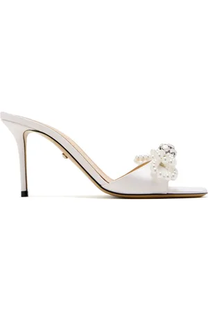 Mach & Mach 85mm bow-embellished sandals