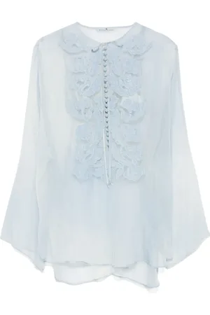ERMANNO SCERVINO Floral-appliqu?? tunic
