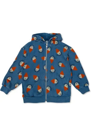 Bobo Choses Printed zip-up hoodie