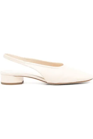 Aeyde 35mm leather slingback pumps