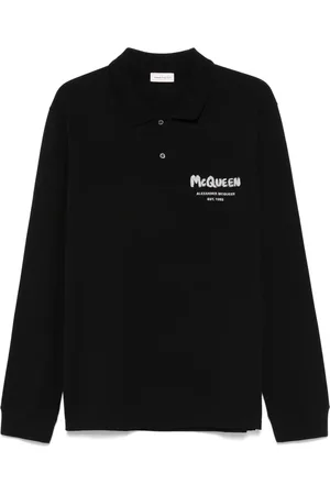Alexander McQueen Embroidered-logo polo shirt