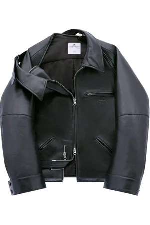 Courrèges Leather biker jacket