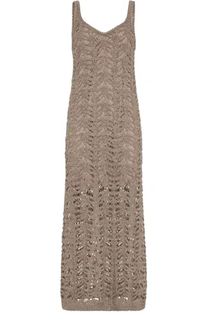 Brunello Cucinelli Lace-patterned dress