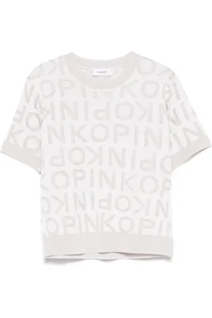 Pinko Logo-jacquard T-shirt