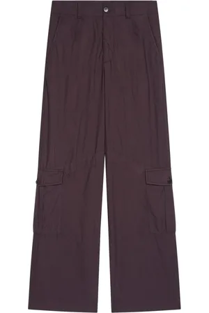 DRIES VAN NOTEN Wide-leg cotton trousers