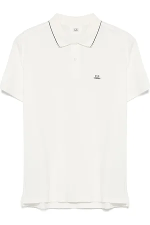 C.P. Company Logo-patch polo shirt