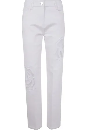Blugirl Floral-embroidery jeans