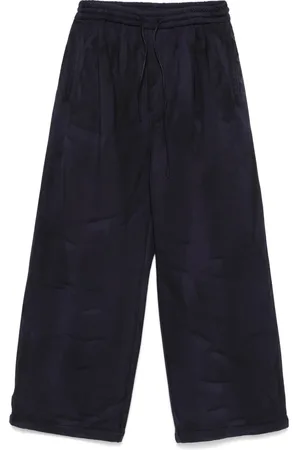 JUUN.J Dyed cotton track trousers