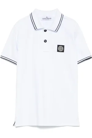 Stone Island Compass-motif polo shirt