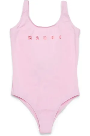 Marni Logo-print swimsuit