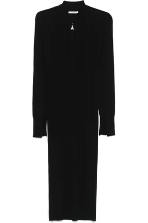 Patrizia Pepe Ribbed midi dress