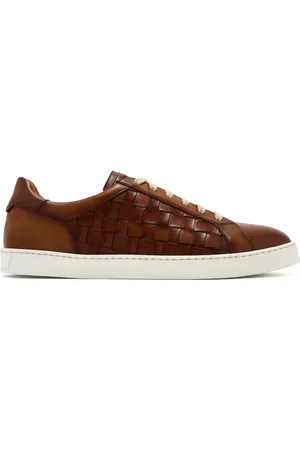 Magnanni Crocodile-embossed trainers