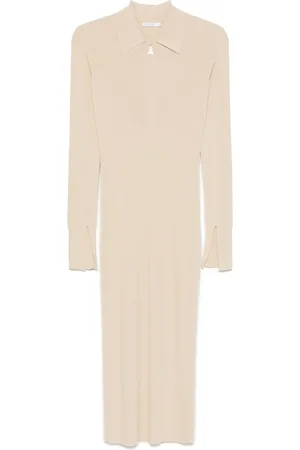 Patrizia Pepe Ribbed midi dress