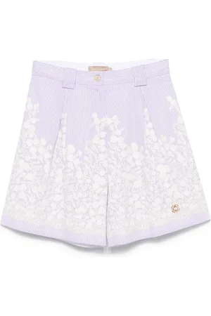 Elie saab Printed striped shorts