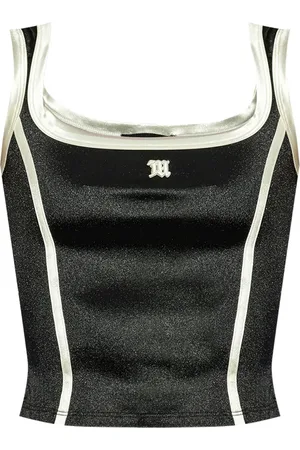 MISBHV Logo satin tank top