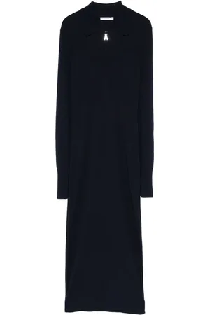 Patrizia Pepe Ribbed midi dress