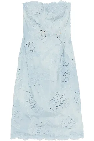 ERMANNO SCERVINO Floral-appliqu?? midi dress