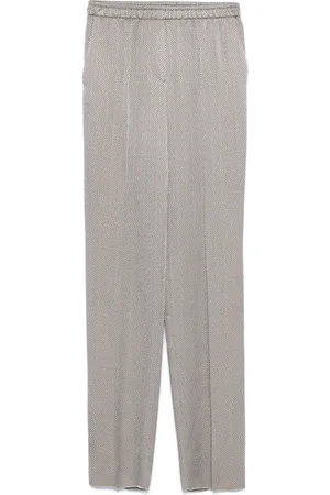 Giorgio Armani Pattern-jacquard trousers