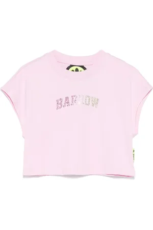 BARROW Cropped jersey T-shirt