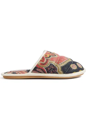 VALENTINO GARAVANI Paisley-print slides