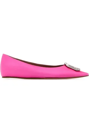 Amina Muaddi Camelia ballerina shoes