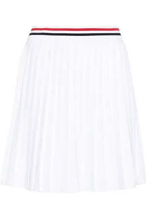 Thom Browne RWB-stripe pleated miniskirt