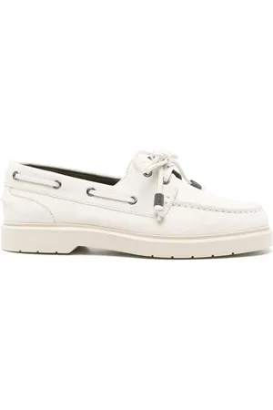 Brunello Cucinelli Suede boat shoes
