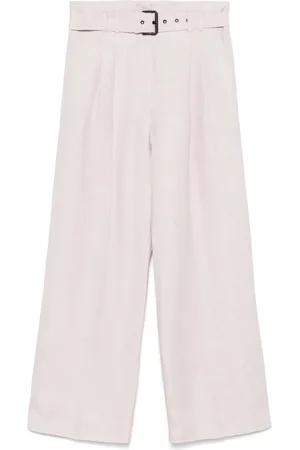 ELEVENTY Linen palazzo pants