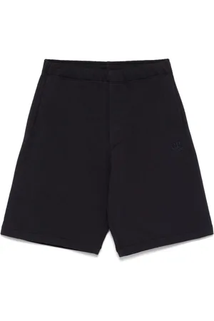 C.P. Company Logo-embroidered track shorts