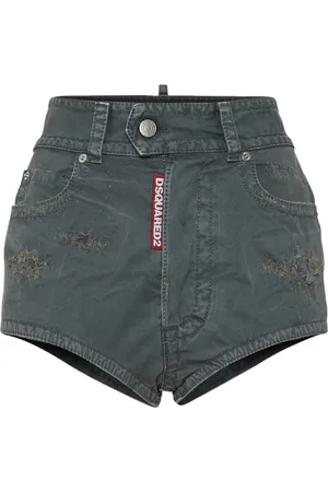 Dsquared2 High-rise denim shorts