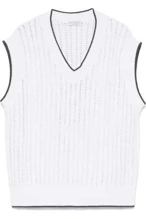 Brunello Cucinelli Open-knit top