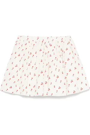 BONPOINT Cherry-print skirt