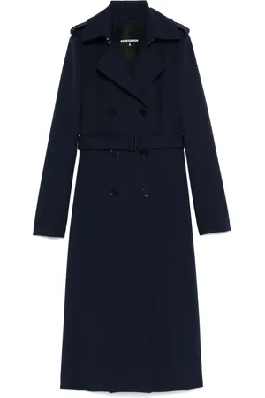 Patrizia Pepe Buckle-detail trench coat