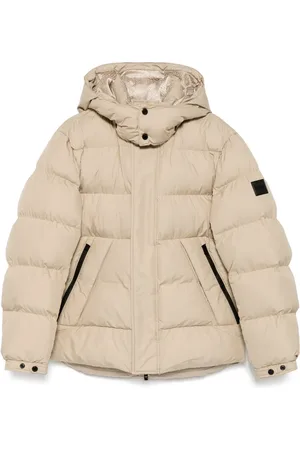 HUGO BOSS Logo-patch padded jacket