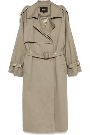Maje Double-breasted trench coat