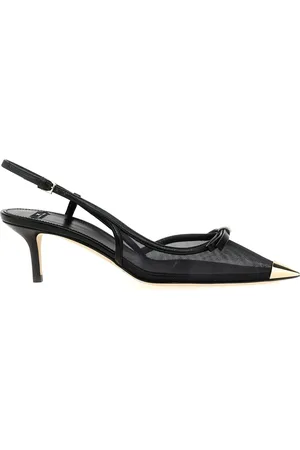 Elisabetta Franchi Mesh slingback pumps