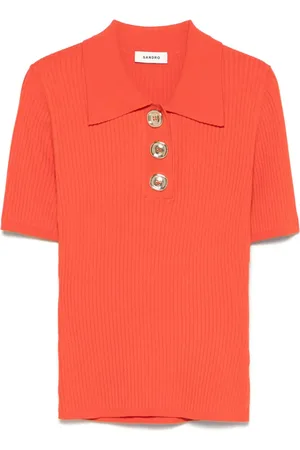 Sandro Polo-collar sweater