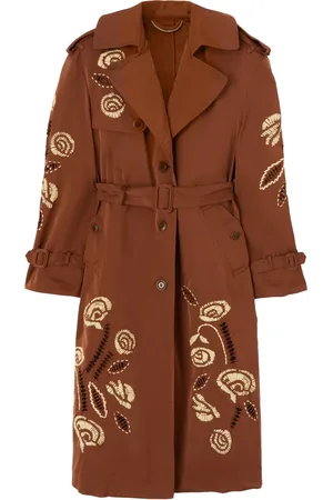 ERMANNO SCERVINO Embroidery trench coat