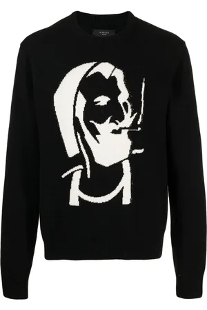 AMIRI Patterned intarsia jumper